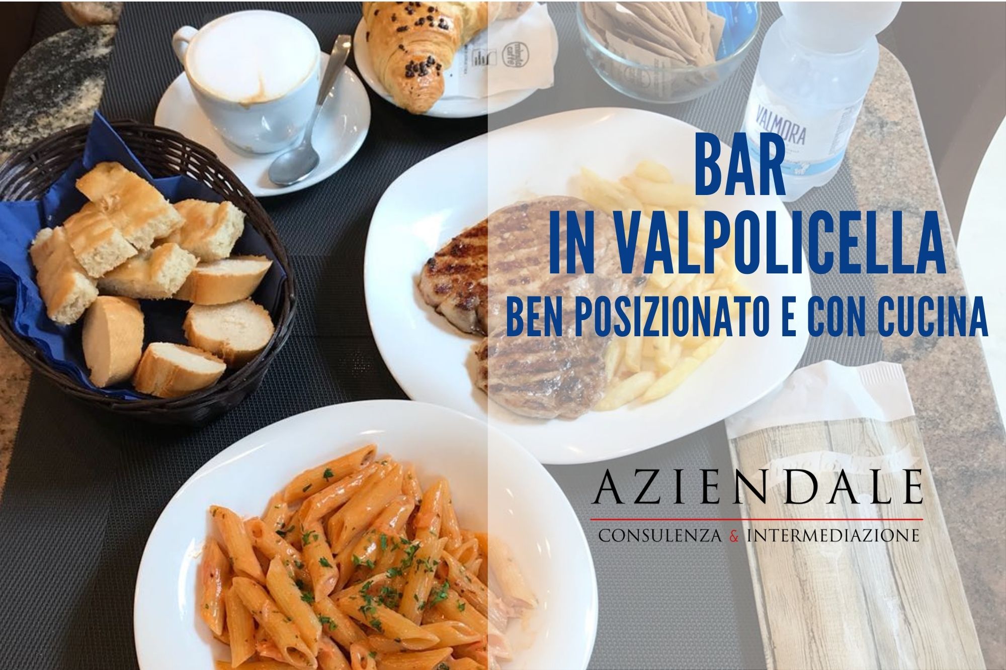 BAR POSIZIONATO CON CUCINA IN VALPOLICELLA