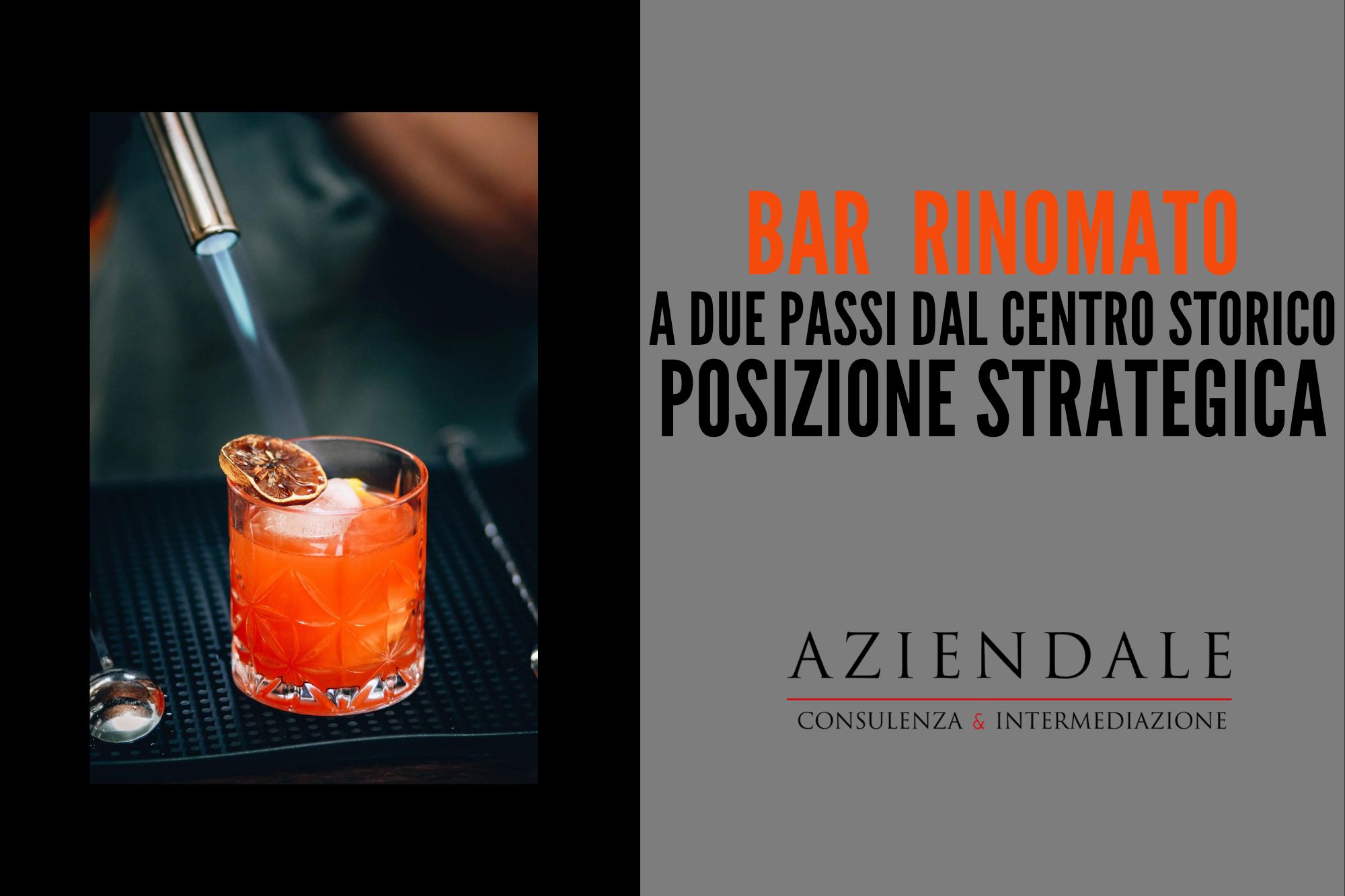 BAR A DUE PASSI DAL CENTRO STORICO CON PLATEATICO