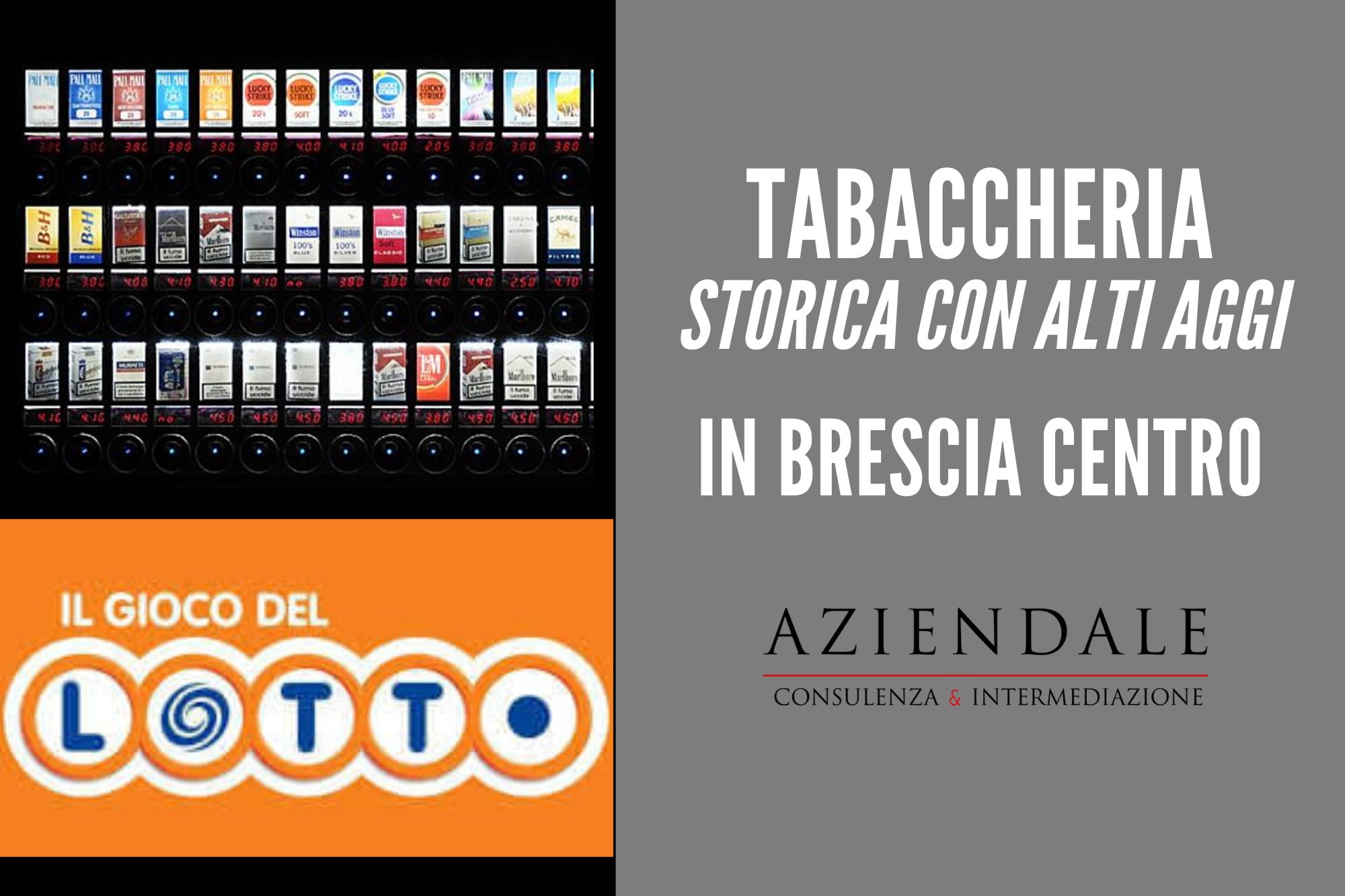 TABACCHERIA STORICA ALTI AGGI IN BRESCIA CENTRO