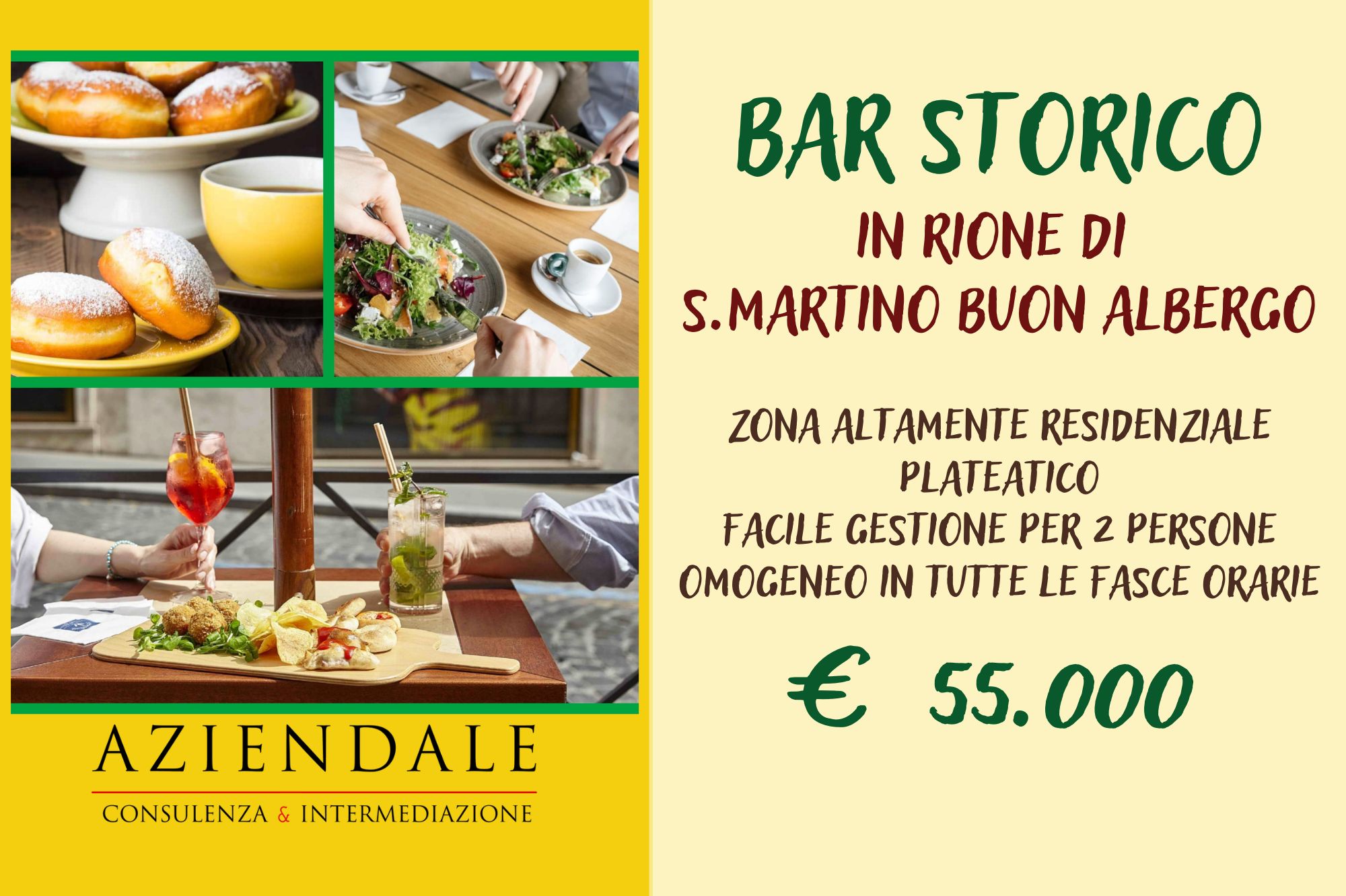 BAR STORICO IN RIONE DI S.MARTINO BUON ALBERGO