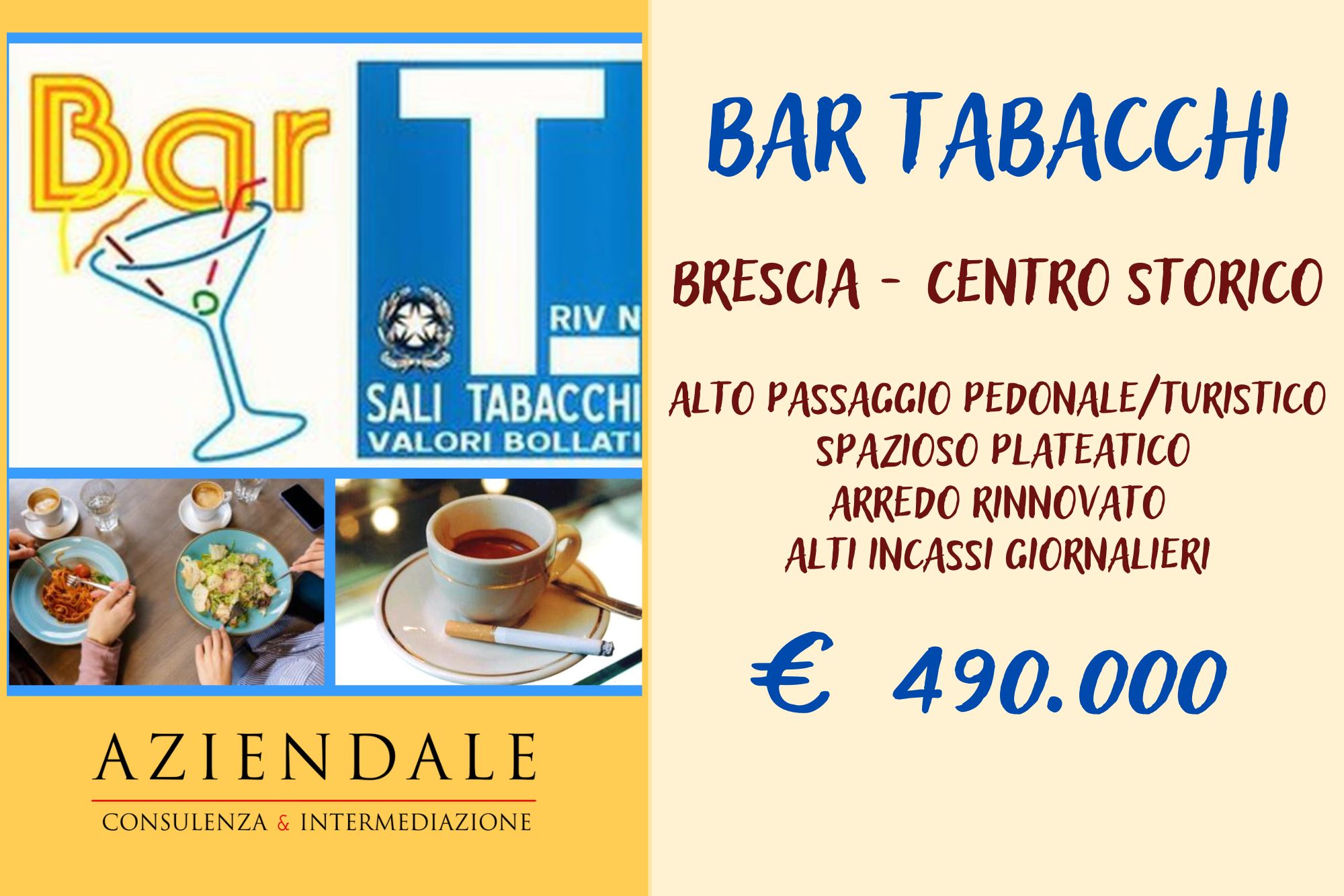 SPLENDIDO BAR TABACCHI CENTRO STORICO BRESCIA