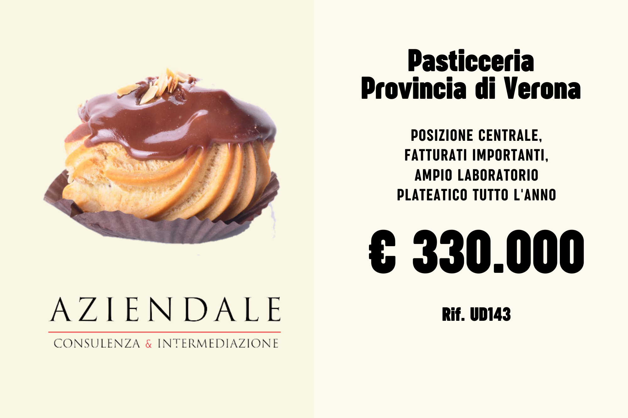 PASTICCERIA CON LABORATORIO LOCATION INVIDIABILE