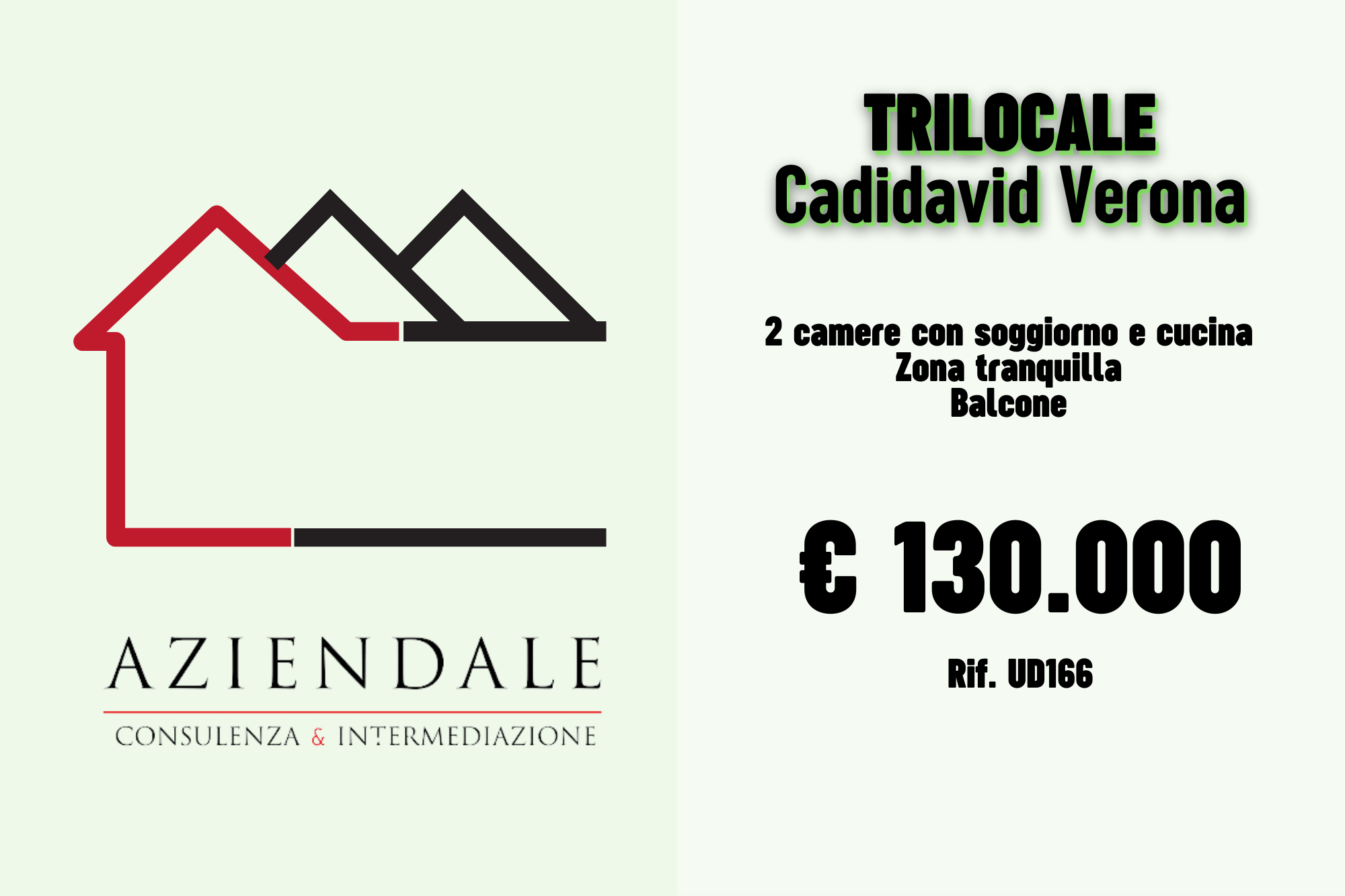 TRILOCALE INGRESSO INDIPENDENTE A CADIDAVID