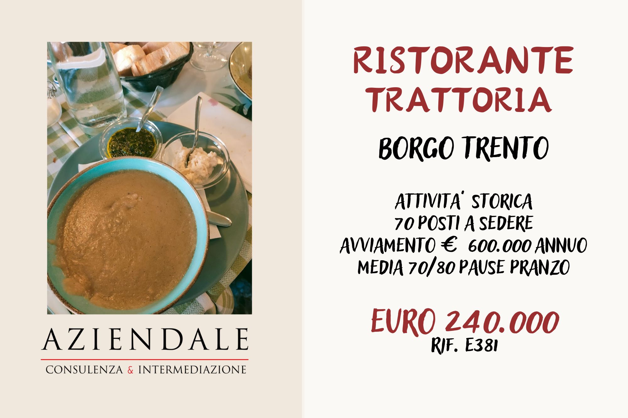 TRATTORIA STORICA ZONA BORGO TRENTO