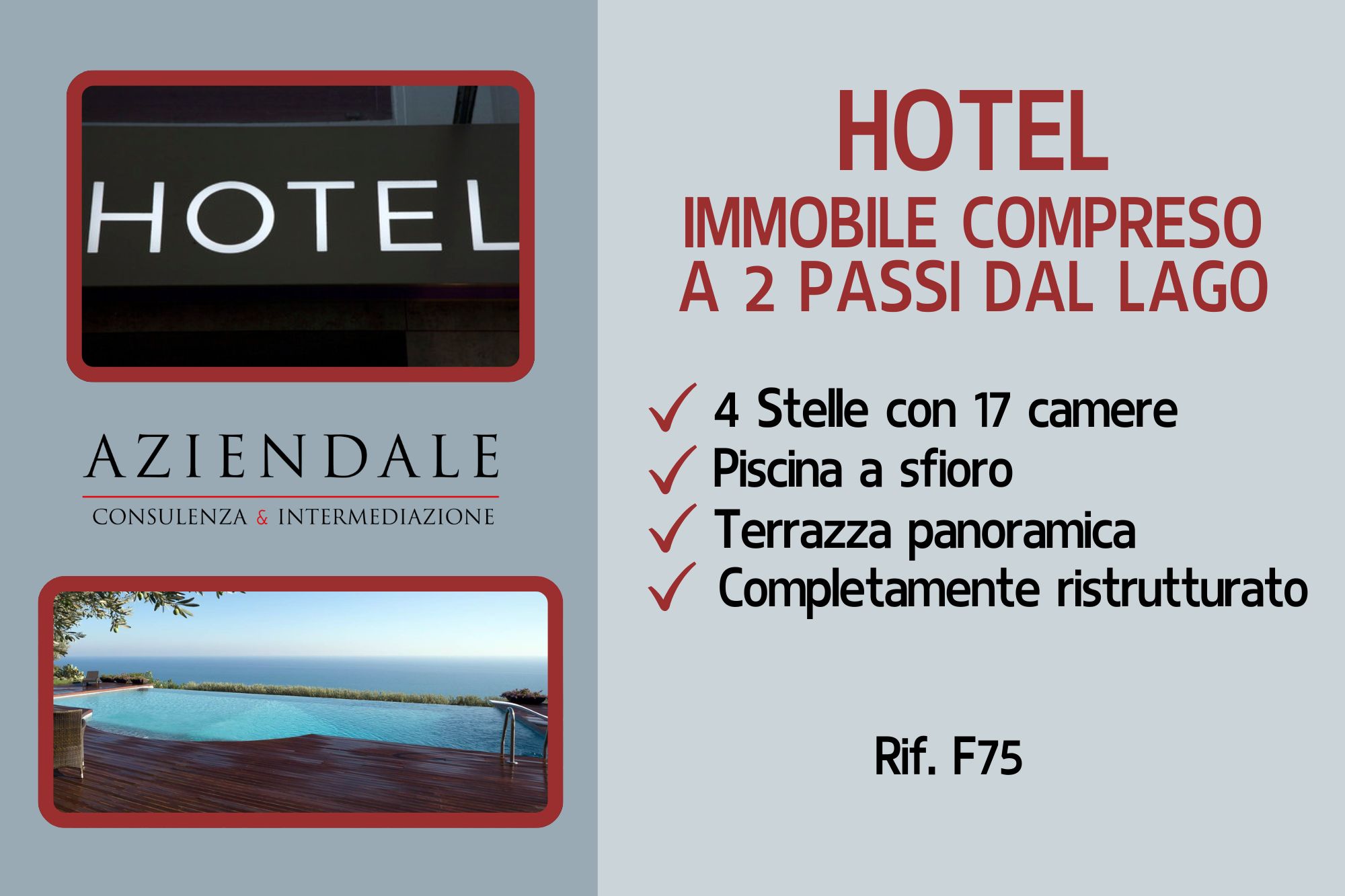 IMMOBILE COMPRESA ATTIVITA’ DI ESCLUSIVO HOTEL