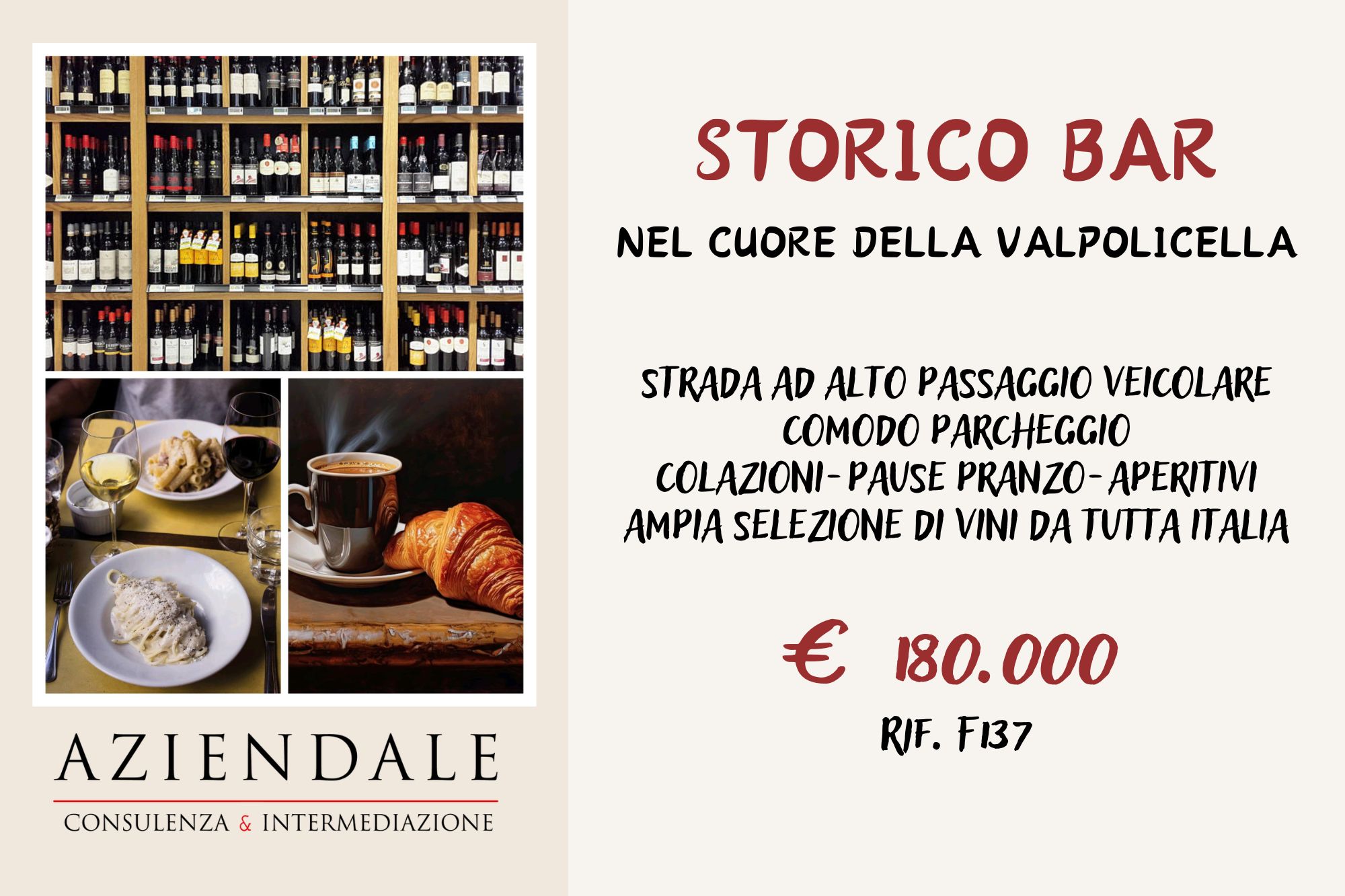 STORICO BAR NEL CUORE DELLA VALPOLICELLA