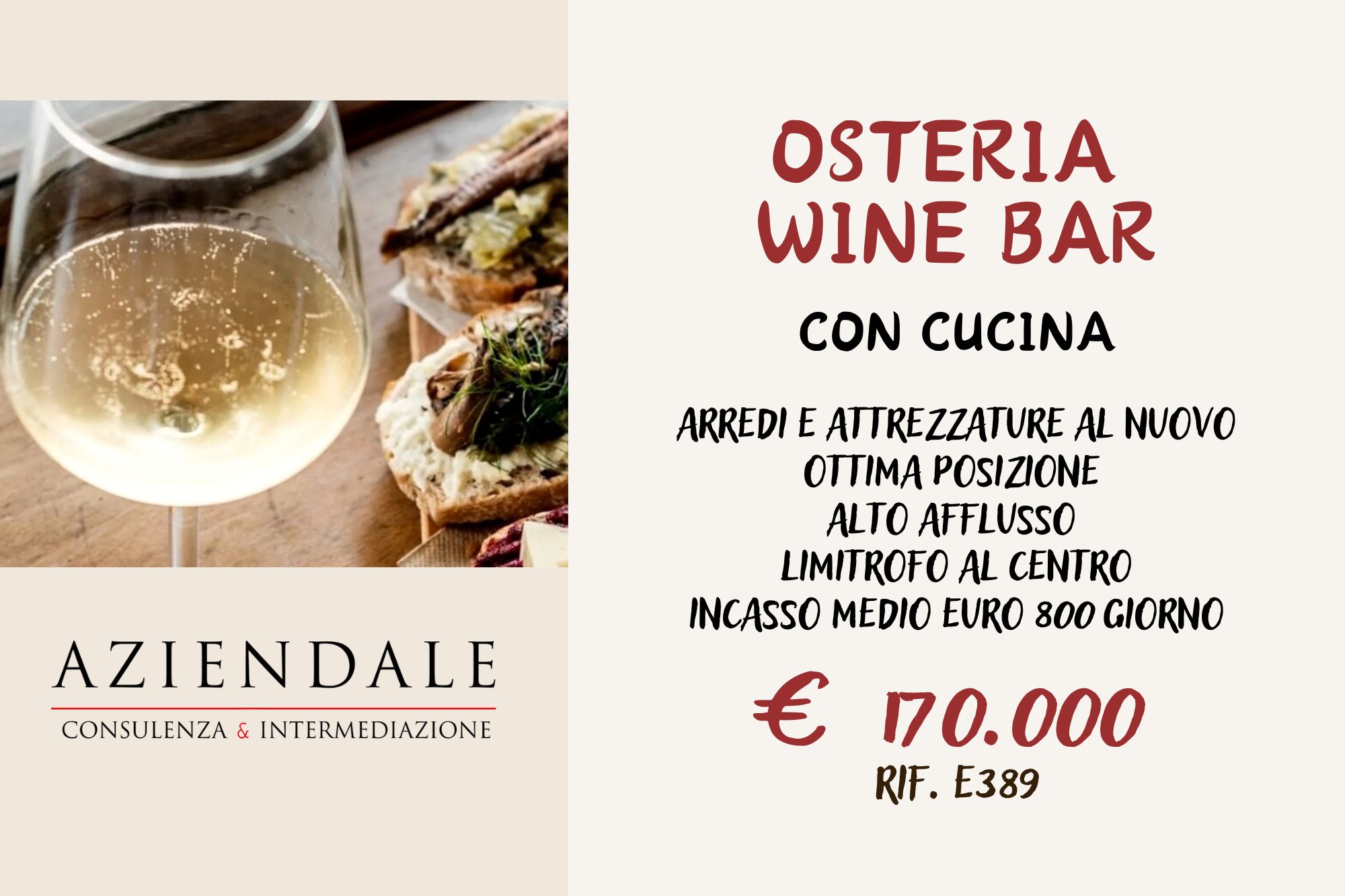 OSTERIA WINEBAR CICCHETTERIA