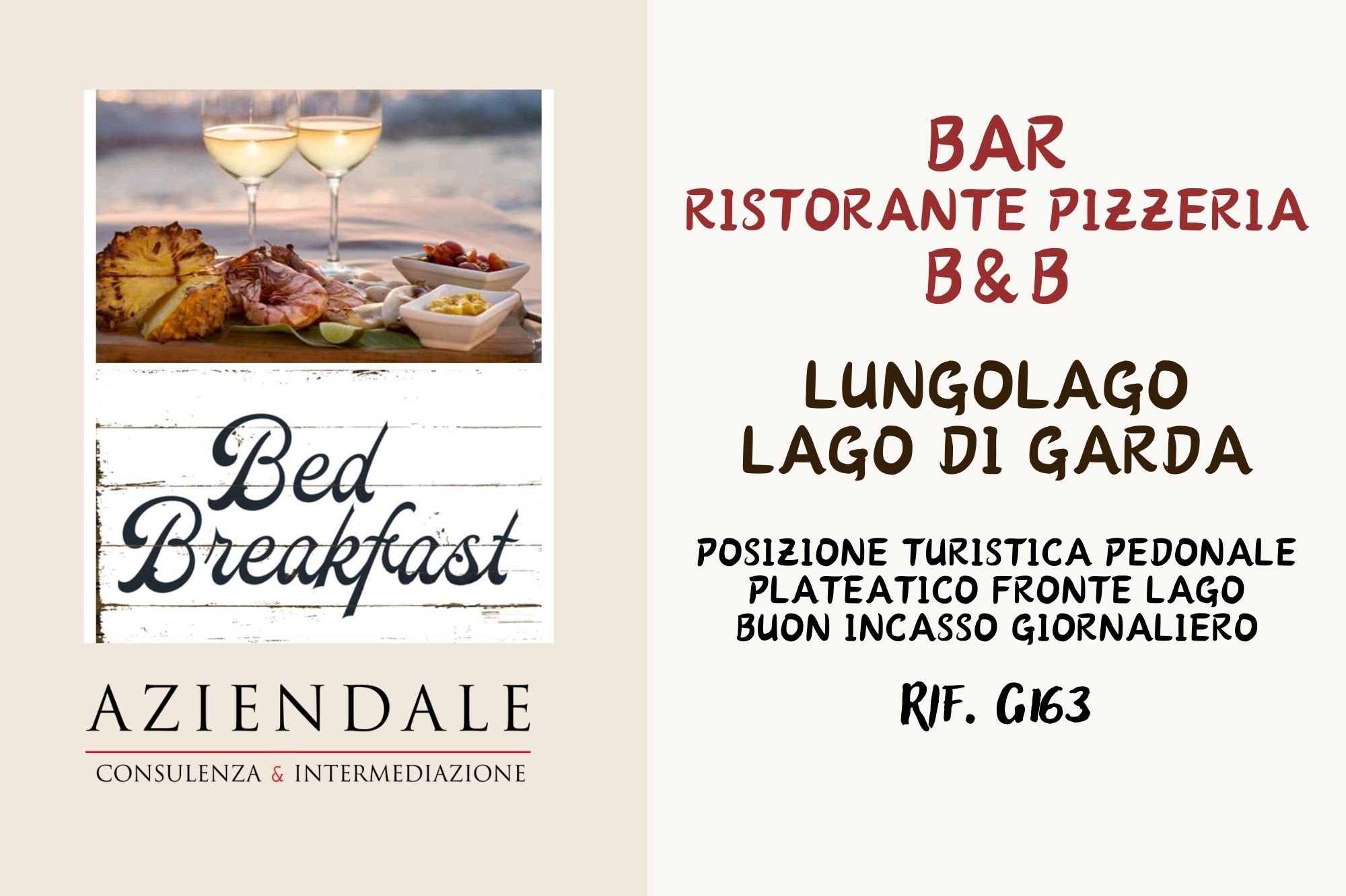 BAR – RISTORANTE – PIZZERIA – B&B SUL LAGO DI GARDA