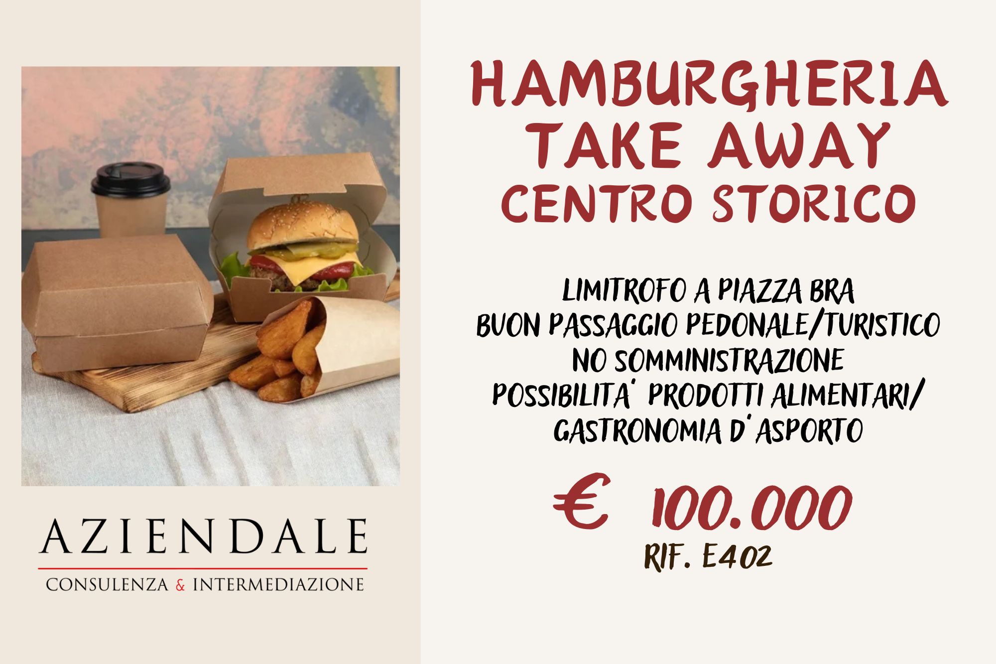 HAMBURGHERIA TAKE AWAY CENTRO STORICO