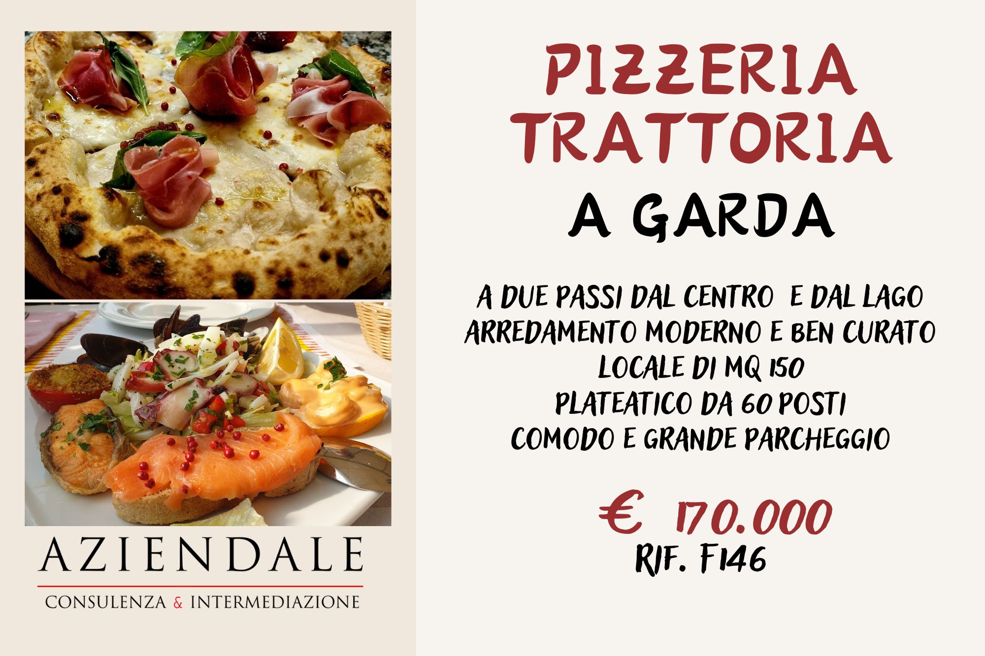 PIZZERIA TRATTORIA A POCHI PASSI DAL CENTRO DI GARDA