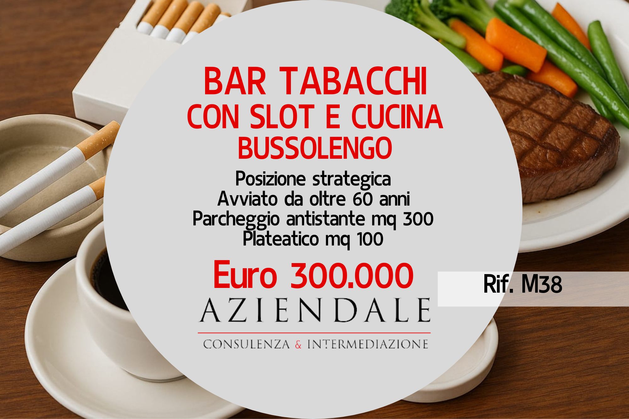BAR TABACCHI LOTTO CON CUCINA E SLOT A BUSSOLENGO