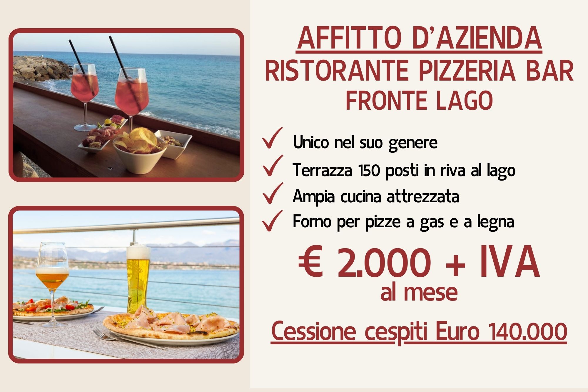 STORICO RISTORANTE PIZZERIA BAR FRONTE LAGO DI GARDA