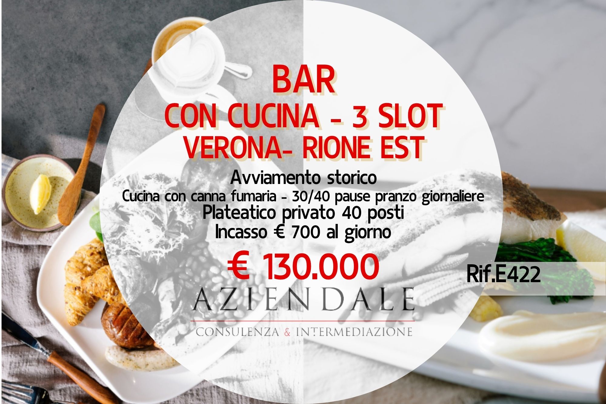 BAR STORICO CON CUCINA E SLOT AVVIATO