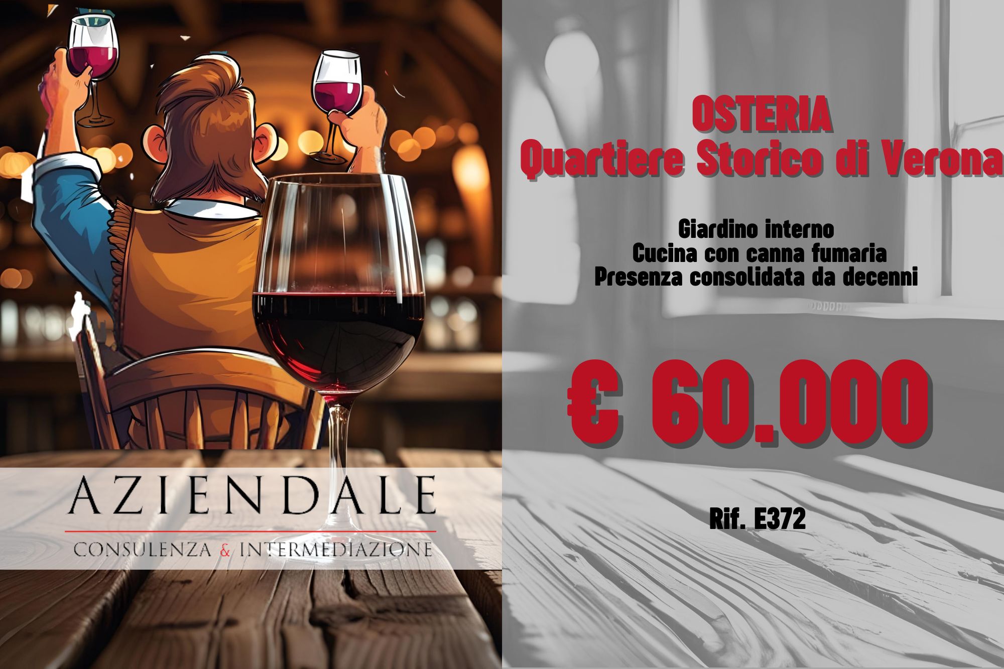 OSTERIA NEL CUORE DELLE COLLINE IN VALPOLICELLA