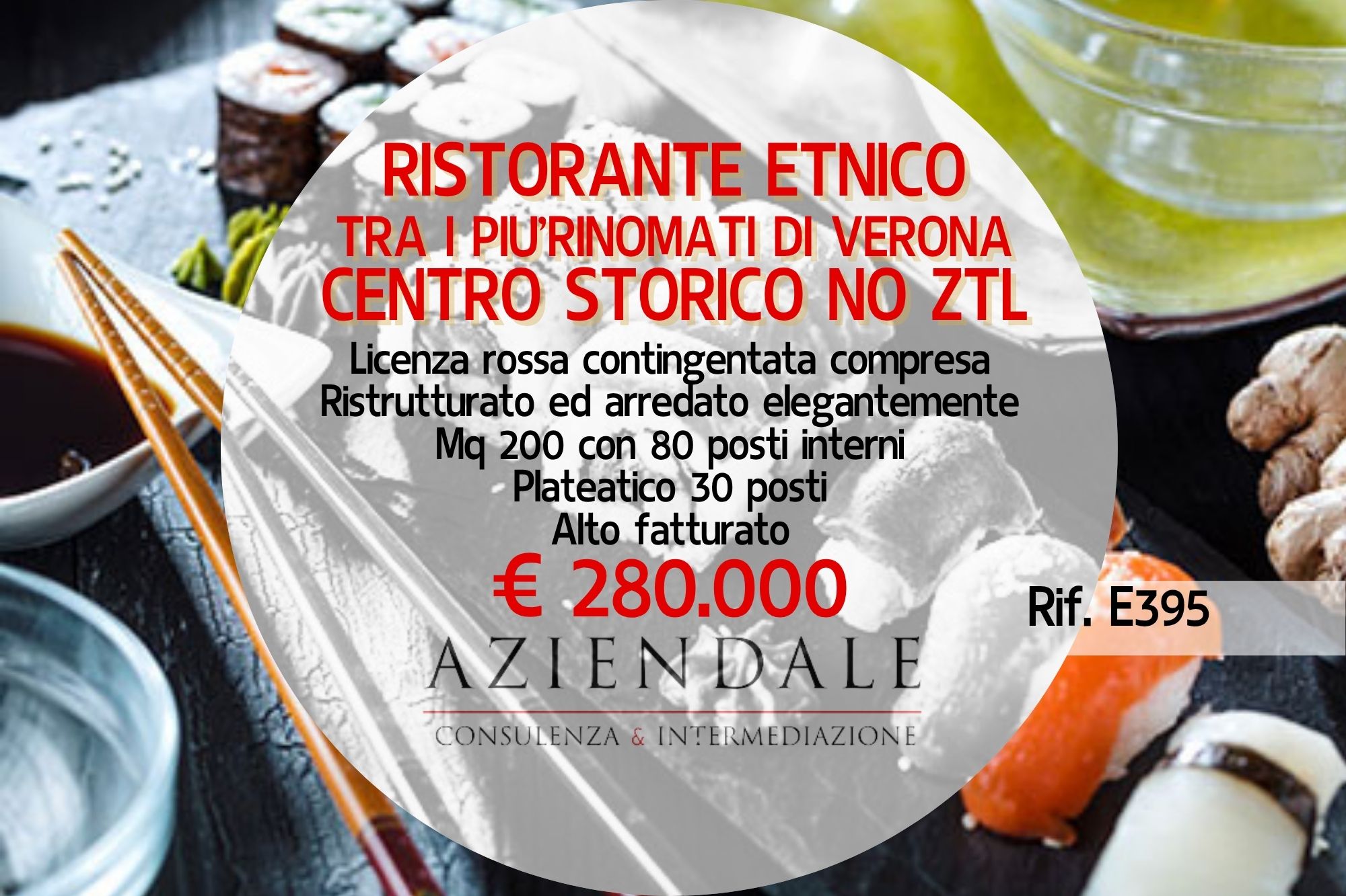 RISTORANTE ETNICO ALTO FATTURATO