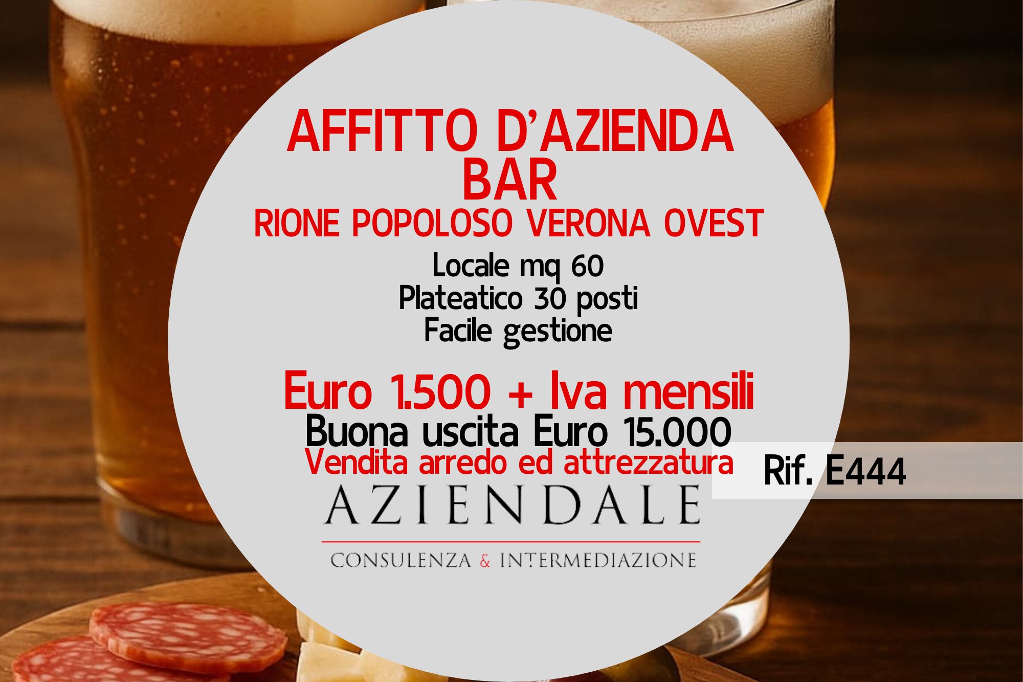 Bar storico in gestione