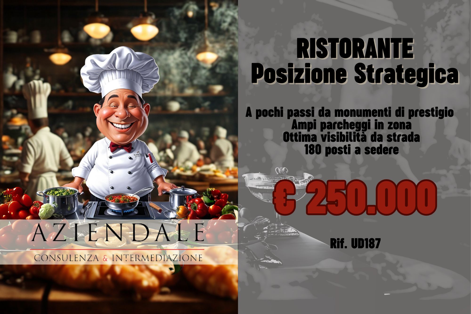 RISTORANTE A POCHI PASSI DA MONUMENTI DI PRESTIGIO