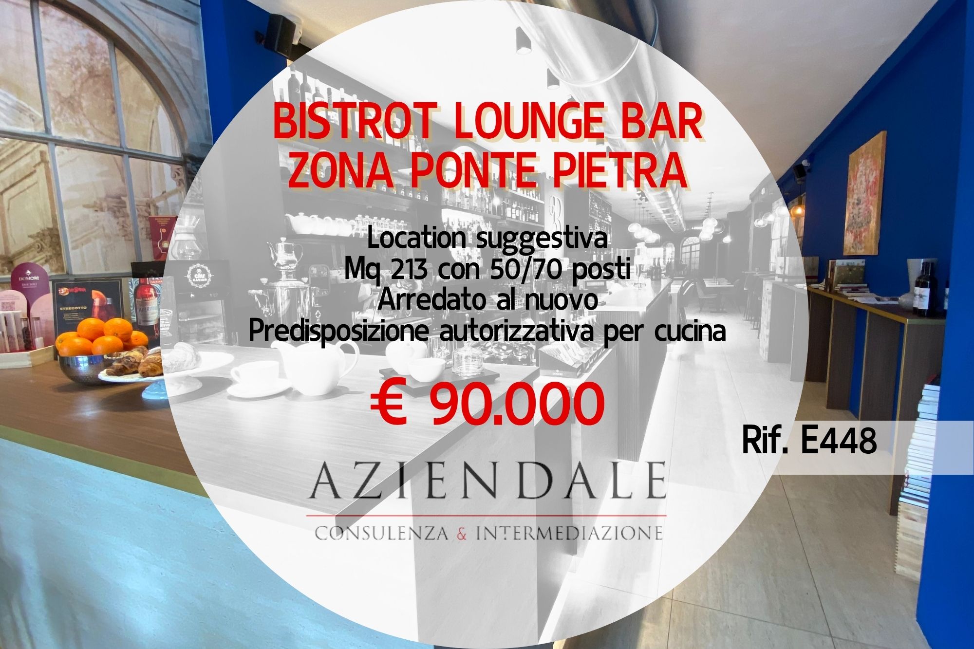 Affare!!! Lounge  Bar/Bistrot zona Ponte Pietra
