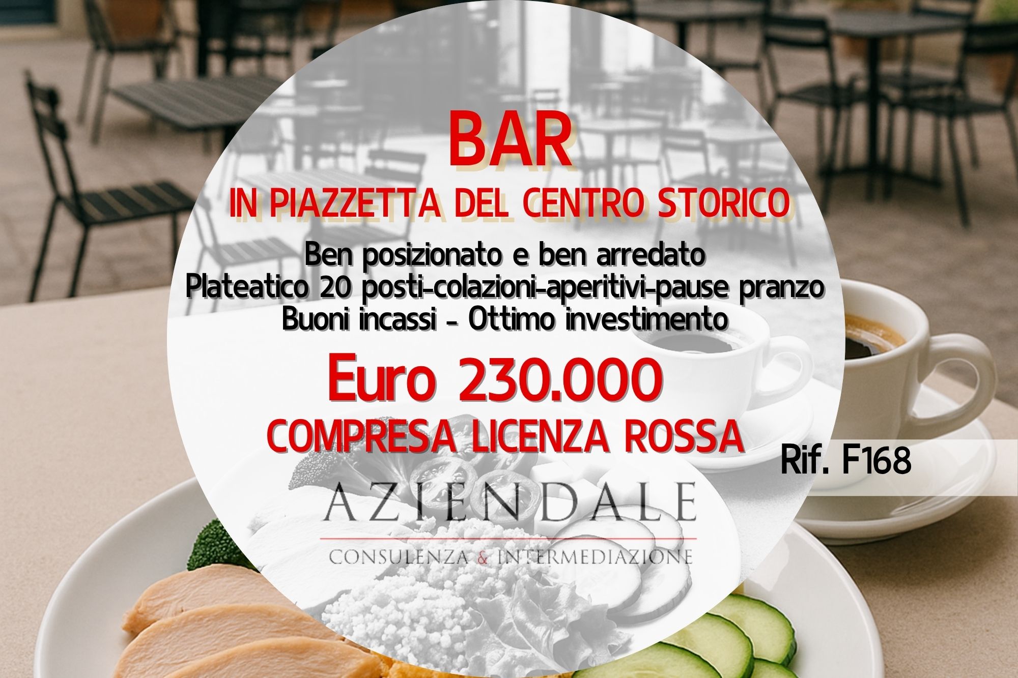 BAR IN PIAZZETTA – CENTRO STORICO