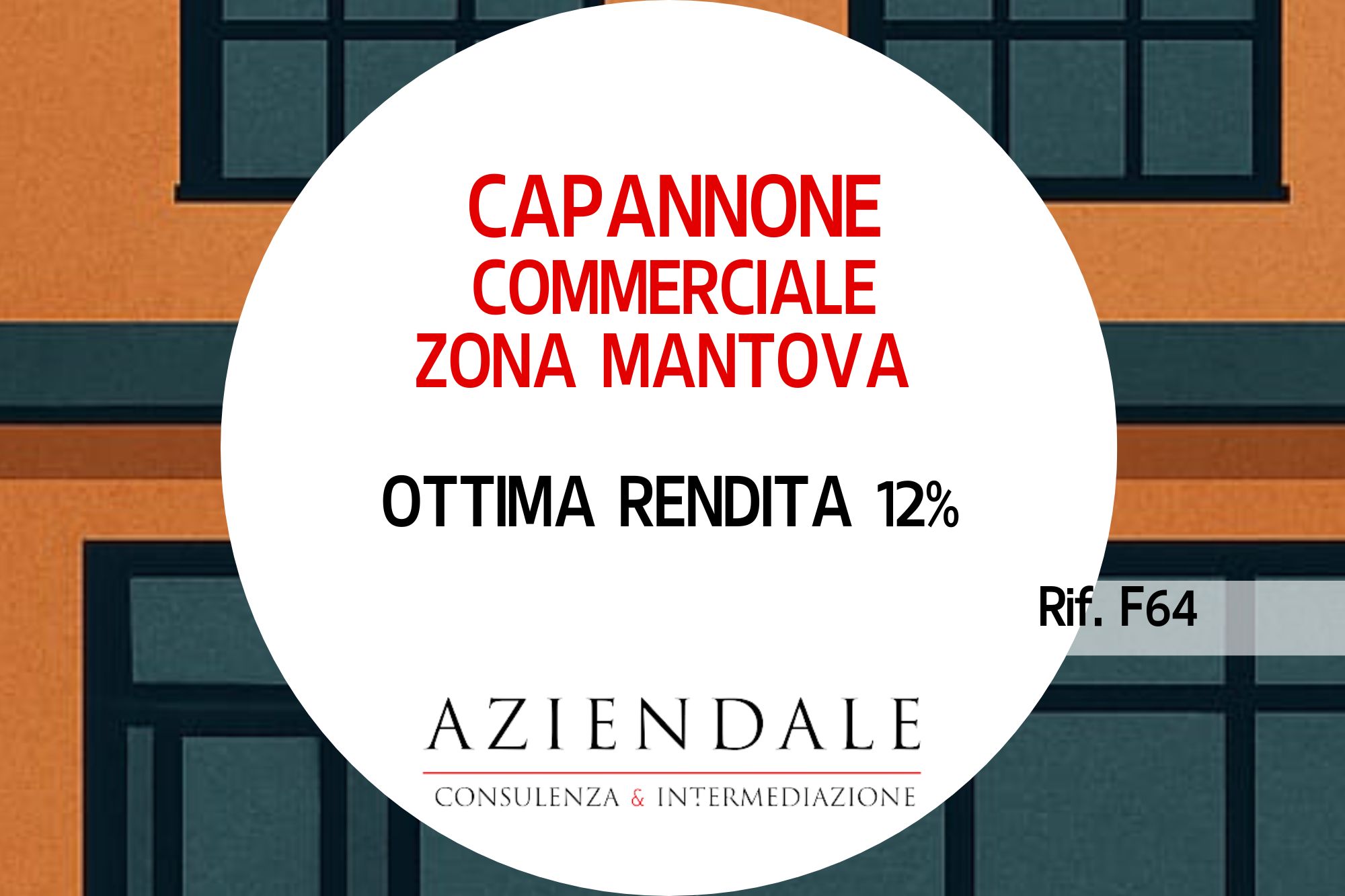 Capannone commerciale ad alta rendita – zona Mantova