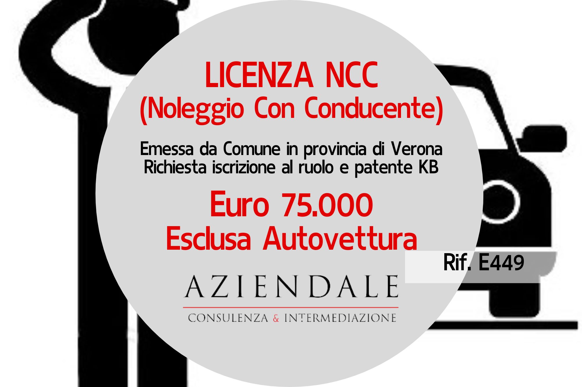 Licenza Ncc (Noleggio autovettura con conducente)