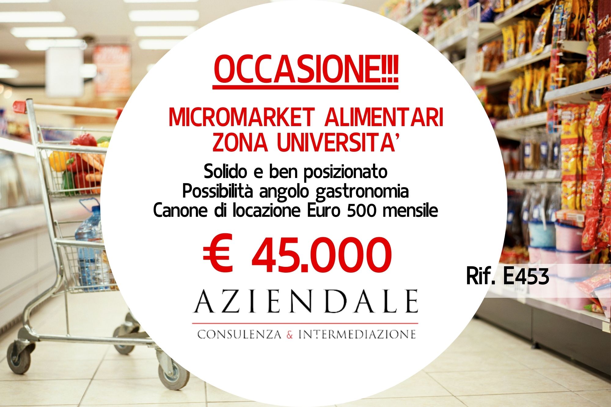 Micromarket/Alimentari zona universitaria