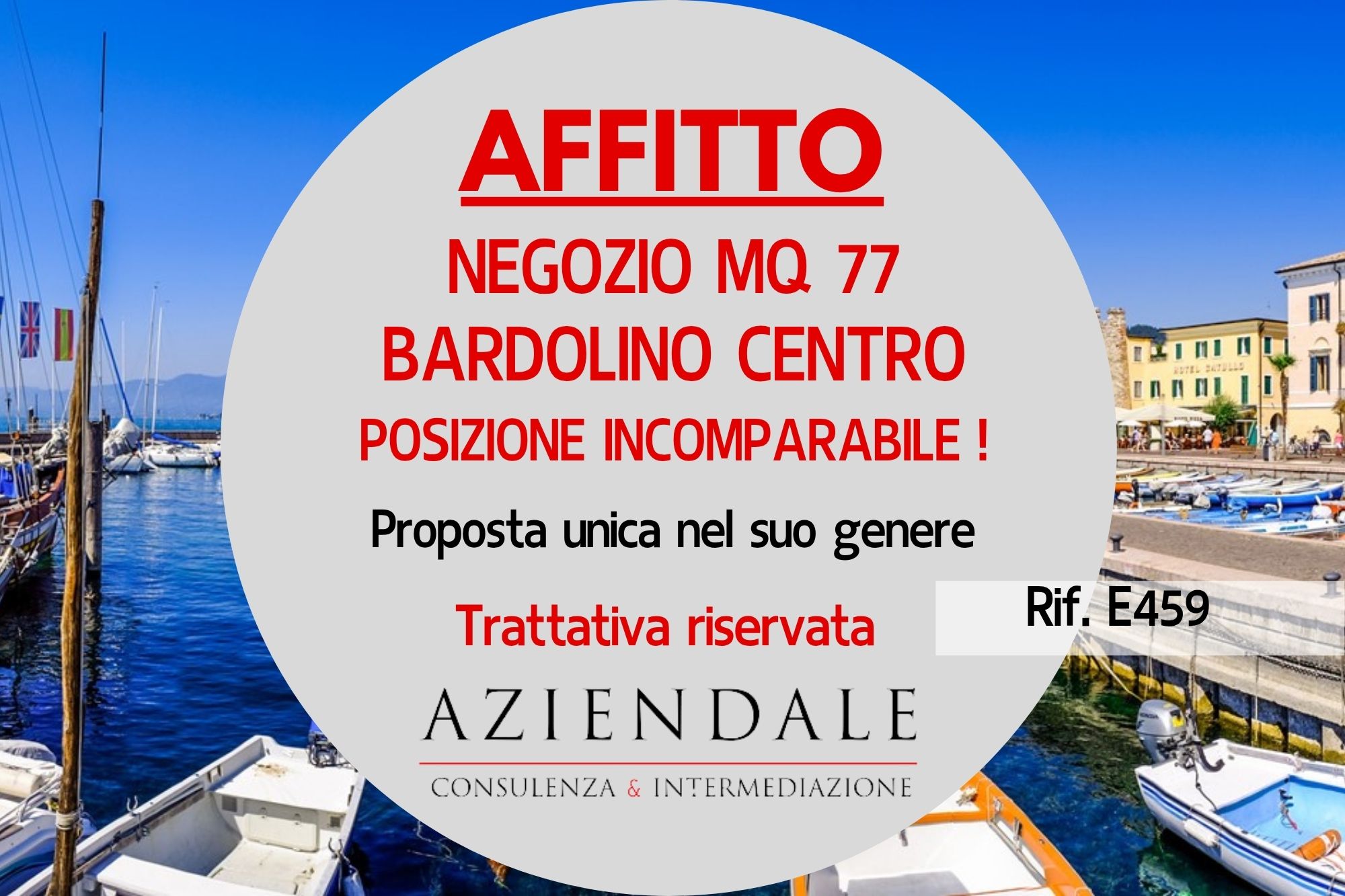 Negozio in posizione unica a Bardolino