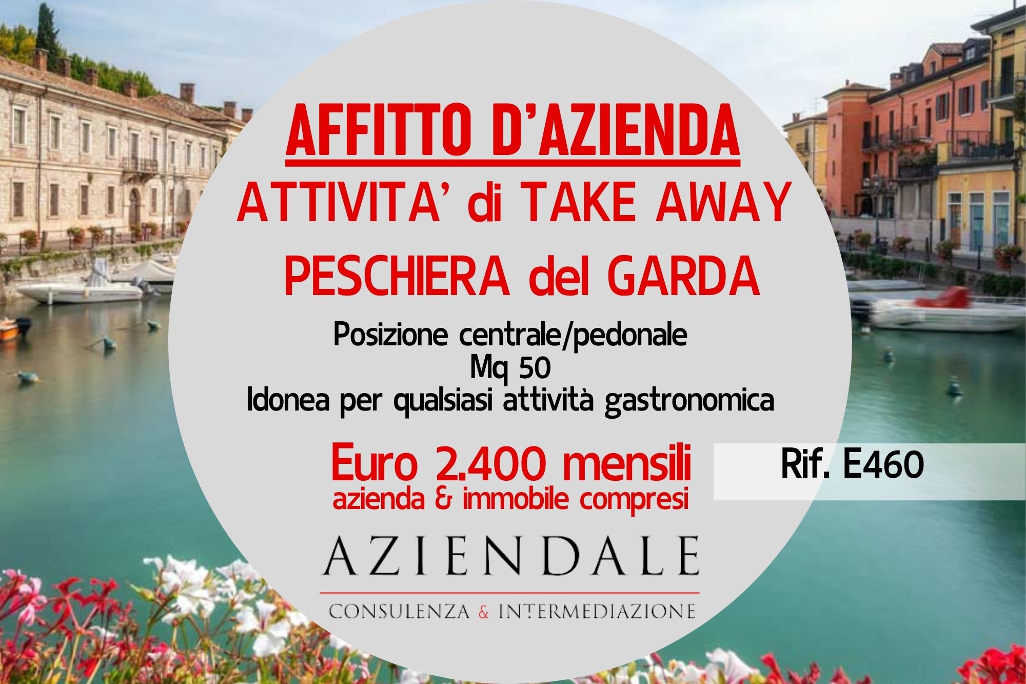 Gestione attività take away centro Peschiera