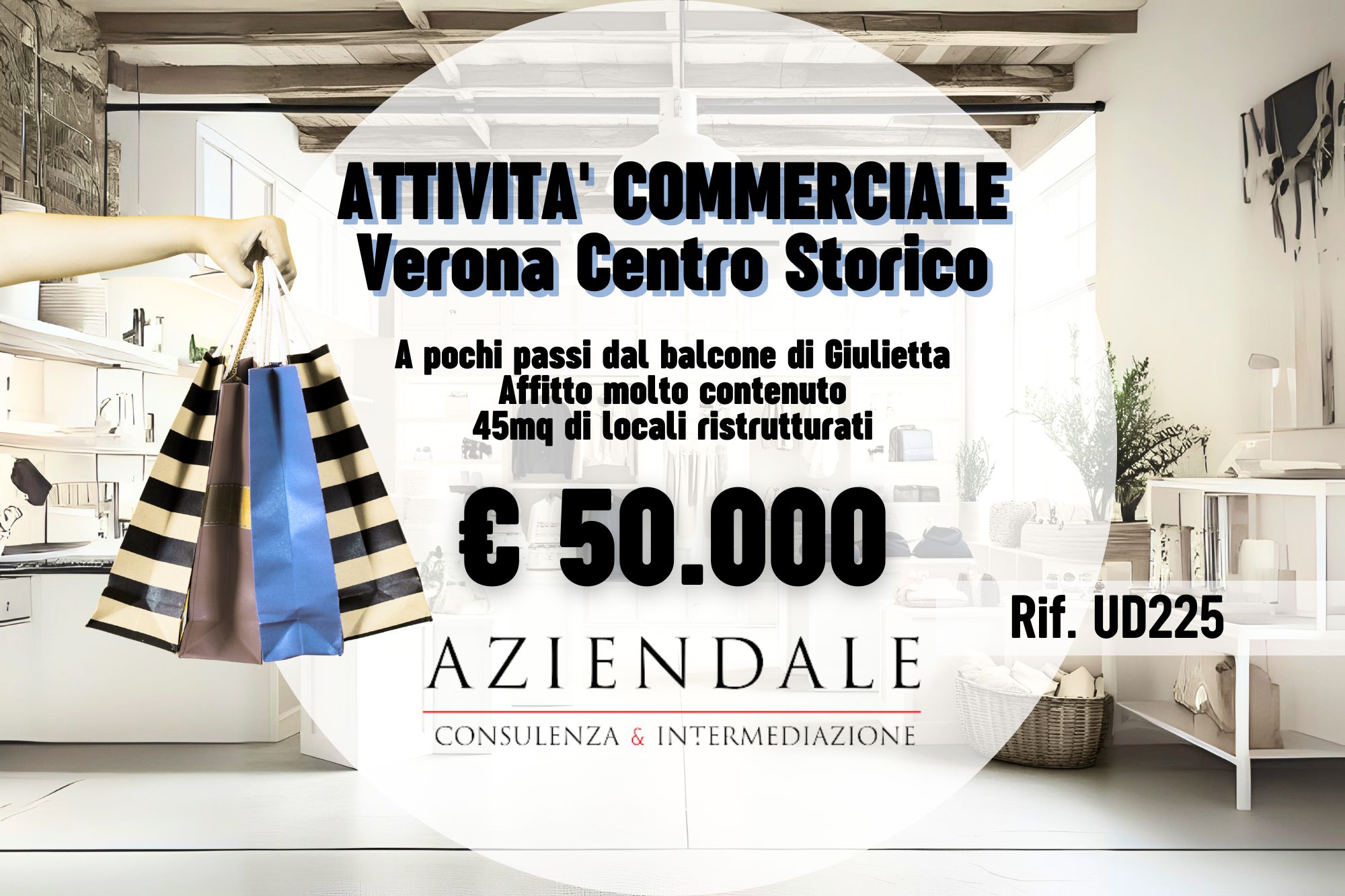 Negozio vendita al dettaglio centro storico zona turistica/pedonale