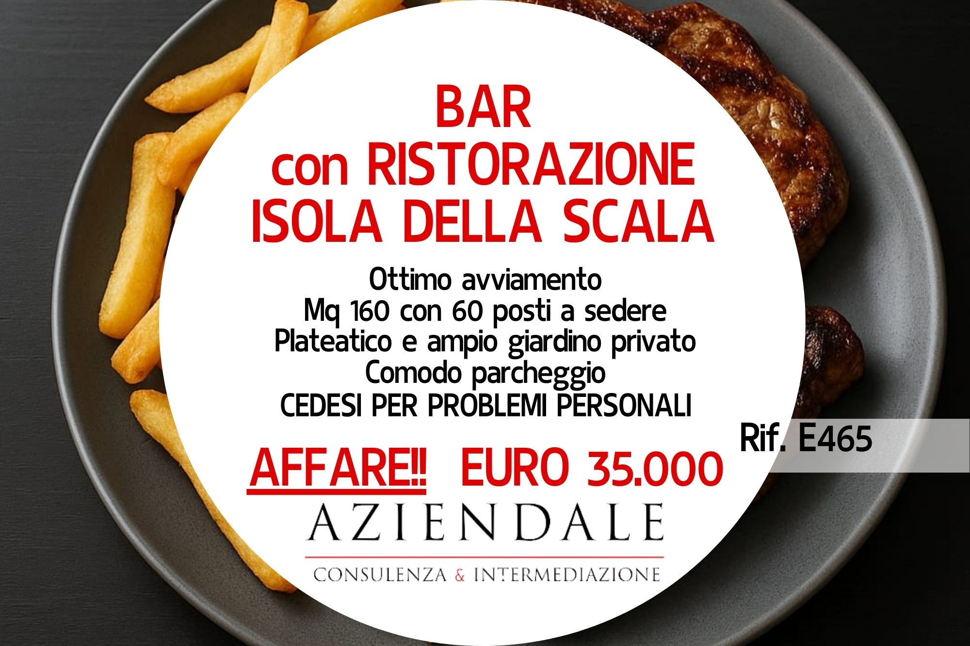 Bar con cucina idoneo a feste a Isola della Scala