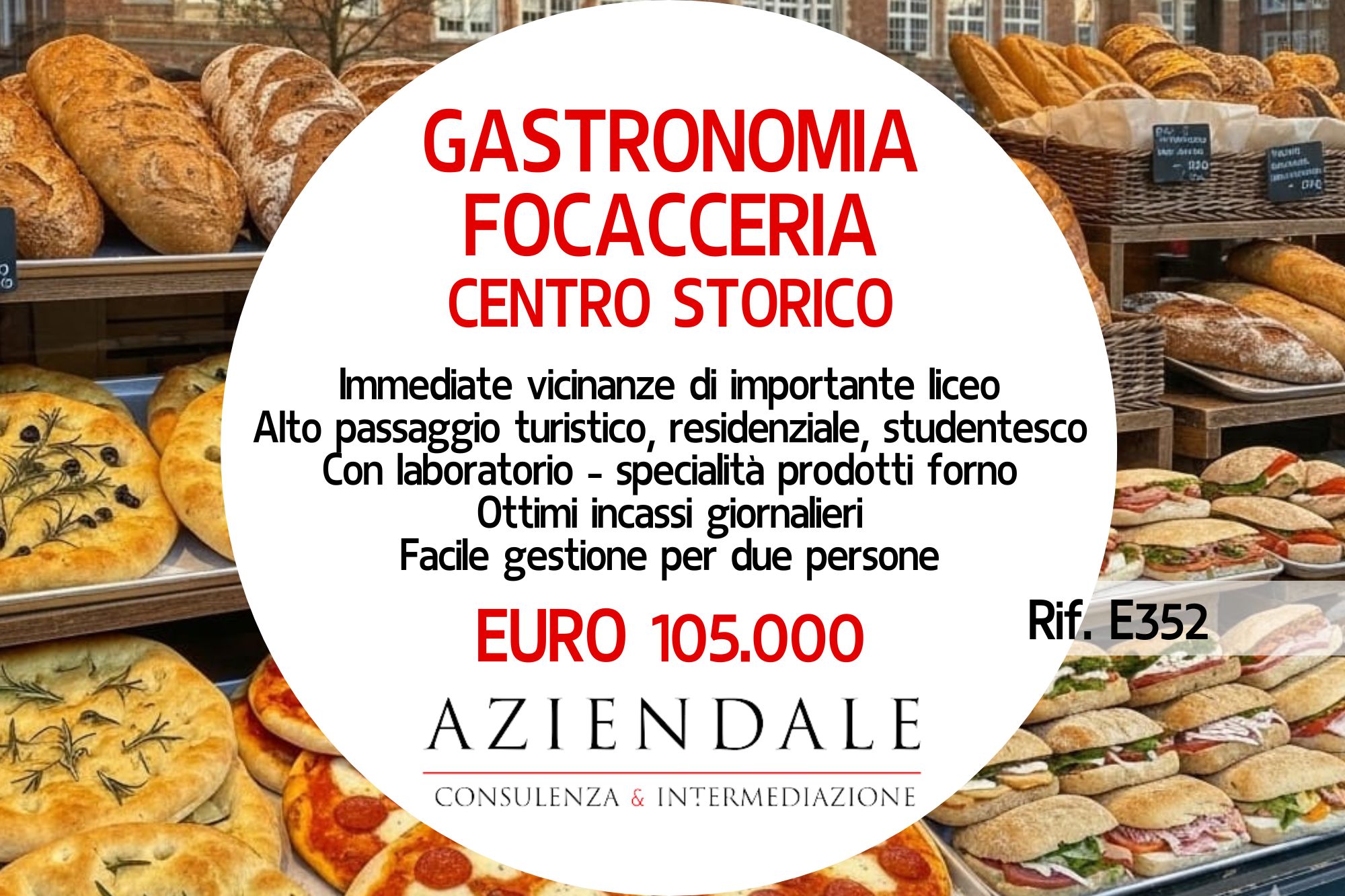 Gastronomia Focacceria e Panificio in centro storico