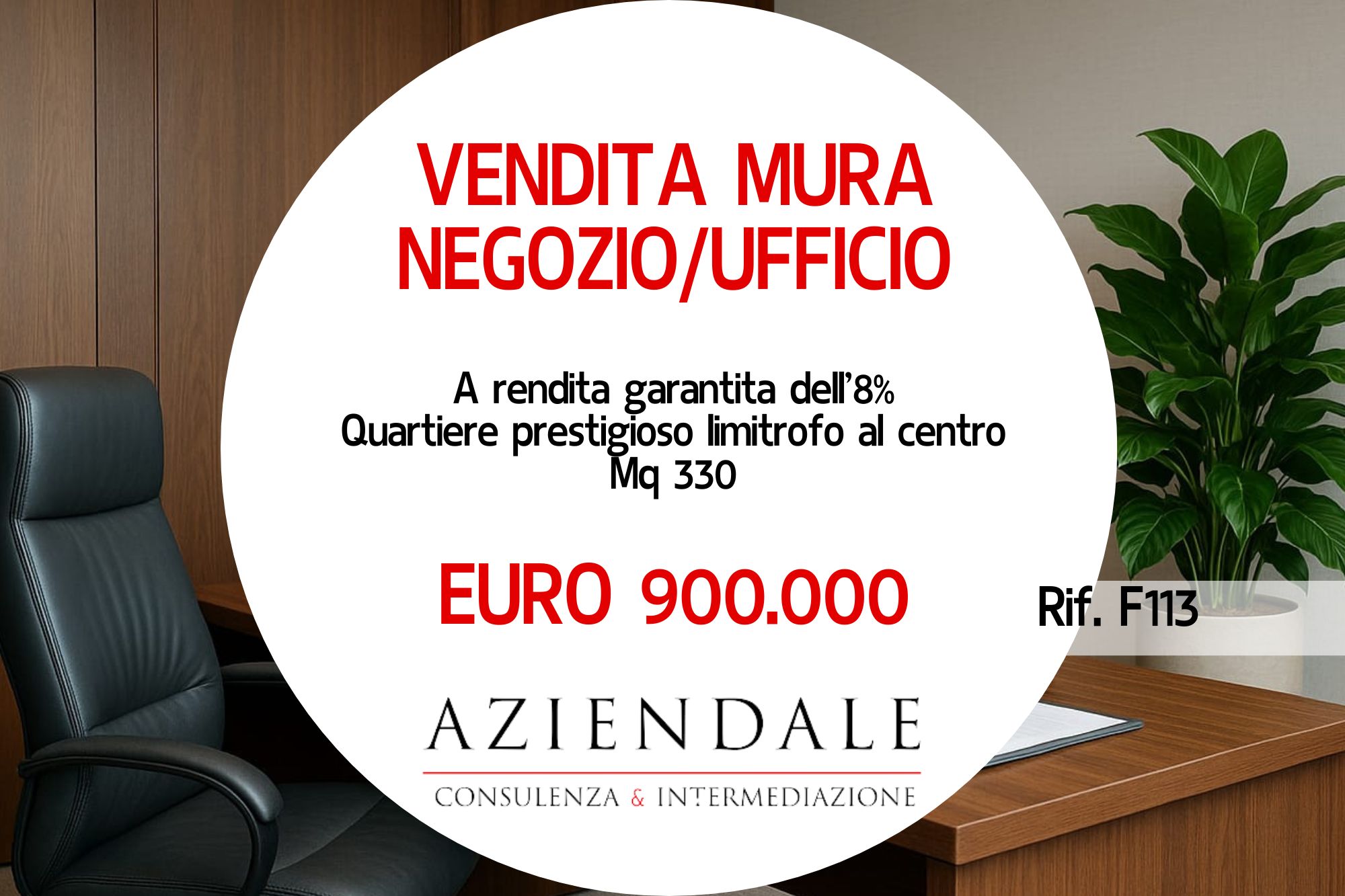 Immobile a reddito garantito dell’8% – In zona prestigiosa